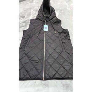 Joy CleanBoss M Joy Performance Luxe All-Weather Puffer Vest Removeable Hood